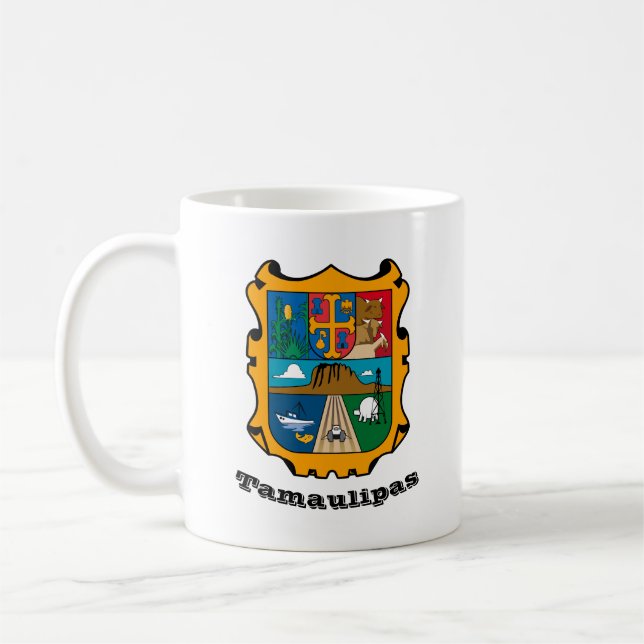 Wappen von Tamaulipas (Staat), Mexiko-Kaffee Kaffeetasse (Links)
