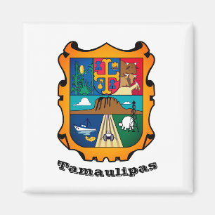 Wappen von Tamaulipas (Staat), Mexiko Magnet