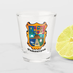 Wappen von Tamaulipas (Staat), Mexiko Schnapsglas