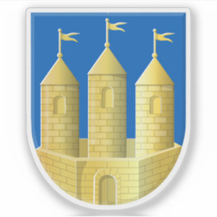 Wappen von Tilburg, Niederlande Aufkleber