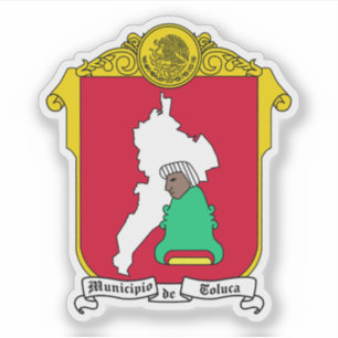Wappen von Toluca de Lerdo, Mexiko Aufkleber