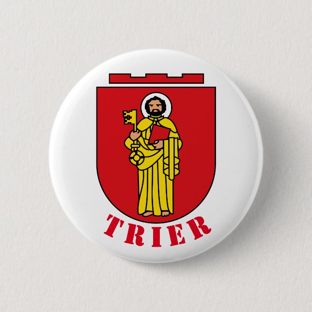 Wappen von Trier, Deutschland Button (Vorderseite)