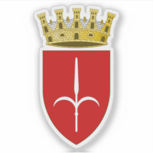 Wappen von Triest, Italien Aufkleber