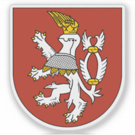Wappen von Ústí nad Labem, Tschechische Republik Aufkleber