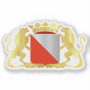 Wappen von Utrecht, Niederlande Aufkleber