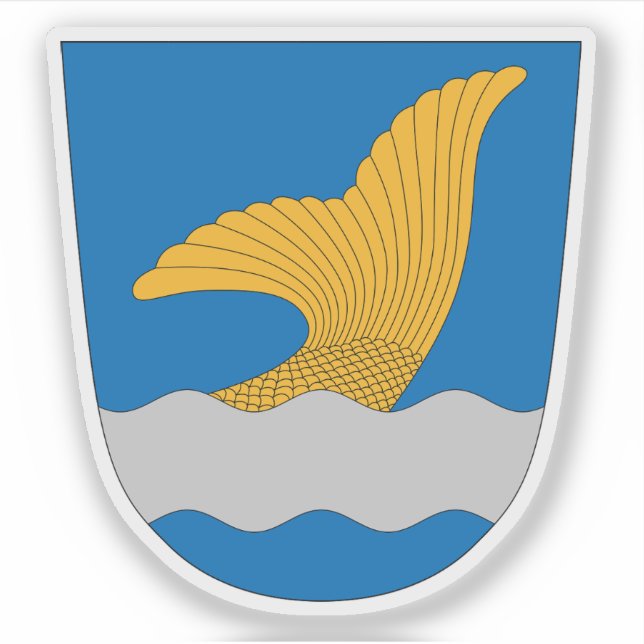 Wappen von Vantaa, Finnland Aufkleber (Vorderseite)