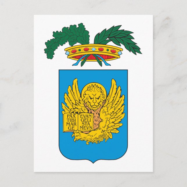 Wappen von Venedig Postkarte (Vorderseite)