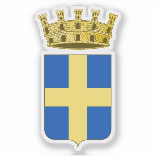 Wappen von Verona, Italien Aufkleber (Vorderseite)