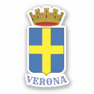 Wappen von Verona, Italien Aufkleber
