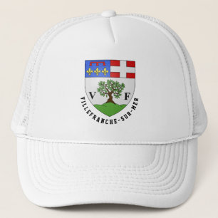 Wappen von Villefranche-sur-Mer, Frankreich Truckerkappe