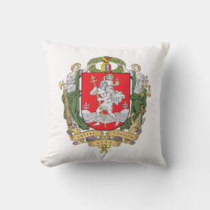 Wappen von Vilnius, Litauen, Keuchkiefer Kissen