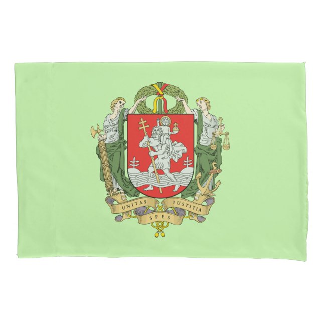 Wappen von Vilnius, Litauen - Pillowcase Kissenbezug (Vorderseite)
