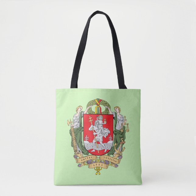 Wappen von Vilnius, Litauen Tote Beutel (Vorderseite)