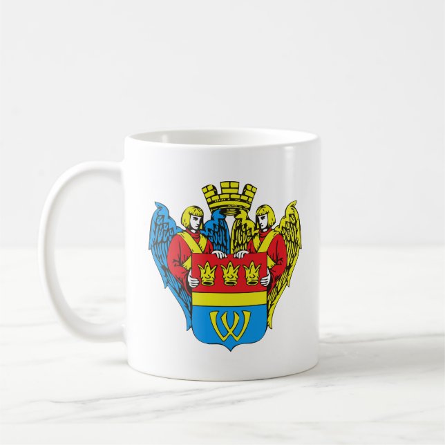 Wappen von Vyborg, Russland Kaffeetasse (Links)