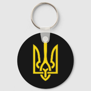 Wappen von Wolodymyr Selenskyj der Ukraine Tryzub Schlüsselanhänger