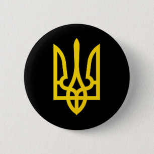 Wappen von Wolodymyr Selenskyj Ukraine Militär Button