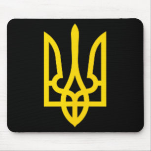 Wappen von Wolodymyr Selenskyj Ukraine Militär Mousepad