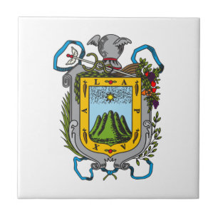 Wappen von Xalapa, Mexiko Keramik Tile Fliese