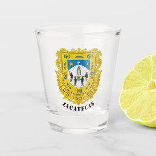 Wappen von Zacatecas, Mexiko Schnapsglas