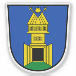 Wappen von Zlín, Tschechische Republik Aufkleber