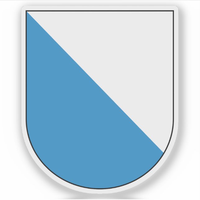 Wappen von Zürich (Zürich), Schweiz Aufkleber (Vorderseite)
