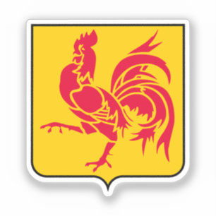 Wappen Walloniens Aufkleber