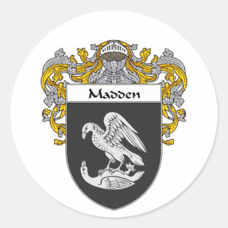 Wappen-Wappen (mantled) Runder Aufkleber