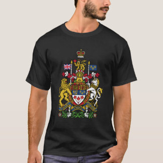 Wappen Wappenkunde-Symbol-Logo Kanadas offizielles T-Shirt