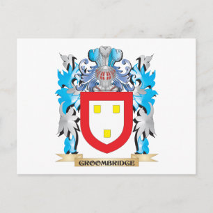 Wappenbrücke - Familienwappen Postkarte