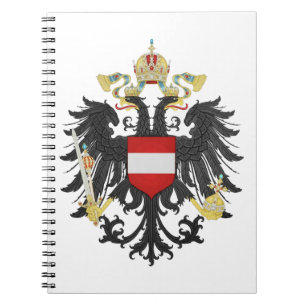 Wappenflagge Österreich-Ungarn Notizblock