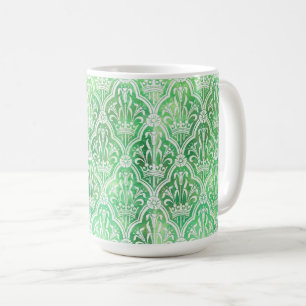 Wappenkunde mit Krone und Blumen Kaffeetasse