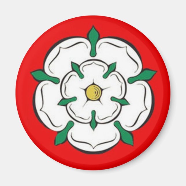 Wappenrose Rosenheim Magnet (Vorne)