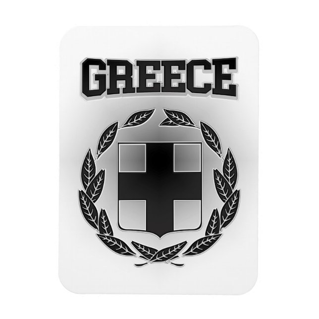 Wappenrüstung Griechenlands Magnet (Vertikal)