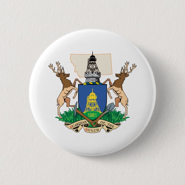 Wappenschild der Stadt Helena Button (Vorderseite)