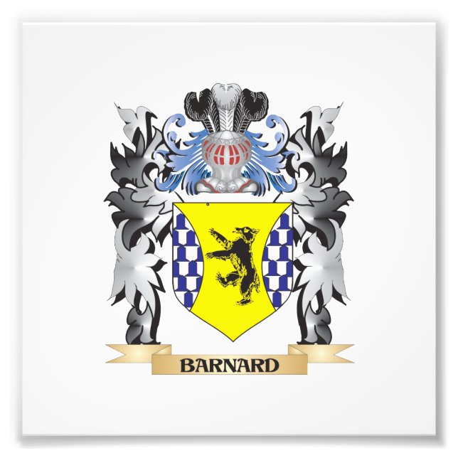 Wappenschild - Familienwappen Fotodruck (Vorne)