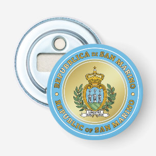 Wappenschild von San Marino Flaschenöffner