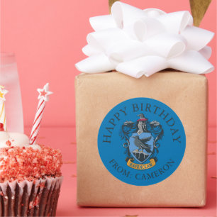 Wappenschutt Happy Birthday Runder Aufkleber