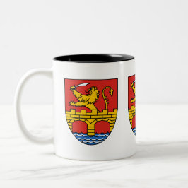 Wappenschutt Zweifarbige Tasse