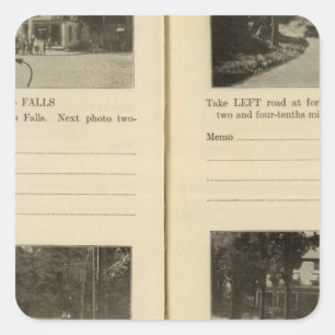 Wappingers Falls Fishkill Dorf Quadratischer Aufkleber