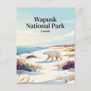 Wapusk-Nationalpark Kanada Postkarte