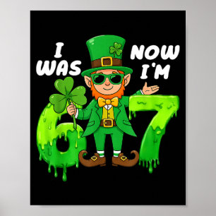 War 6 7 Kobold St. Patricks Day 7. Geburtstag Bo Poster