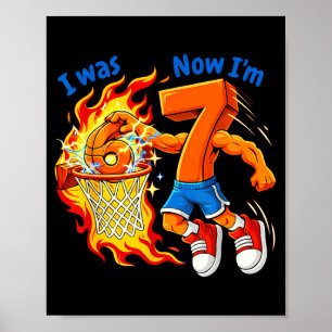 War 6 7 lustiger Basketball 6 7 Geburtstagsjunge K Poster