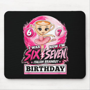 War 6 7 Shirt Geburtstag 7 Jahre War sechs sieben Mousepad