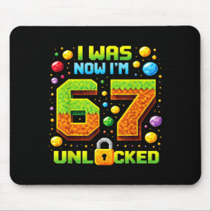 War 6 sieben Jahre alte 67 Pixel Gamer Jungen Mädc Mousepad