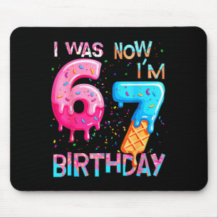 War 7. Geburtstag Six Seven 6 Mousepad