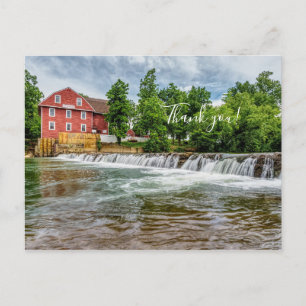 War Adler Mill and Waterfall Danke Postcard Postkarte