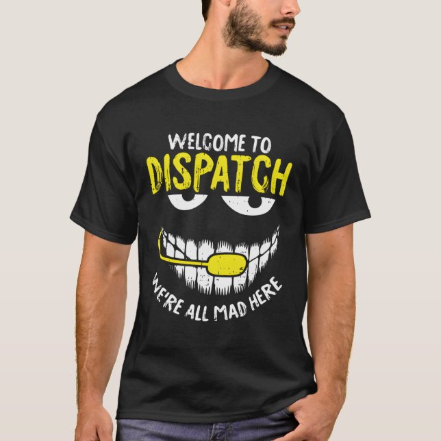 War alles tot hier Dispatch-Er 911 Operator T-Shirt (Vorderseite)