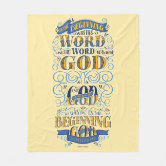 War am Anfang das Wort Fleecedecke