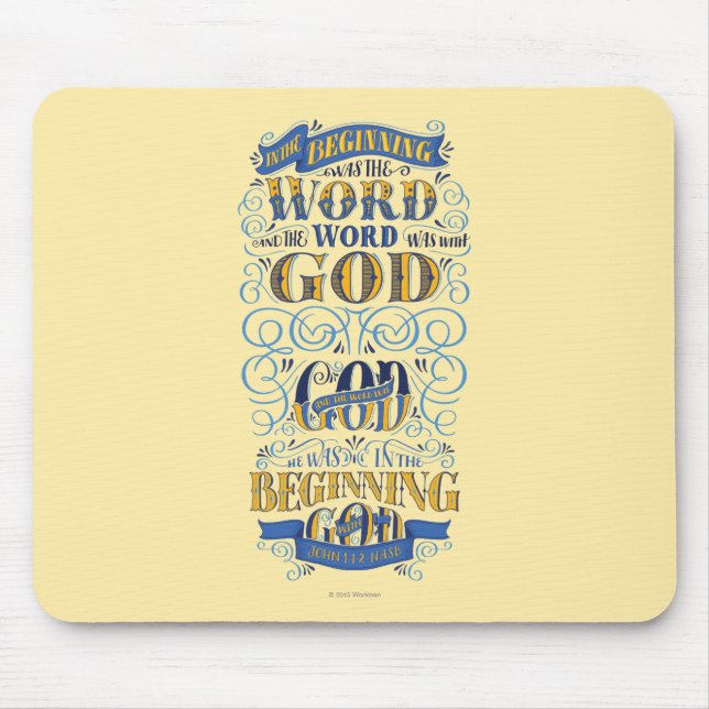 War am Anfang das Wort Mousepad (Vorne)