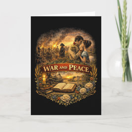 War and Peace Feiertagskarte